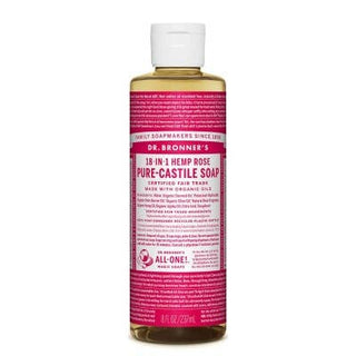 Dr Bronner’s Organic Rose All-in-one Magic Pure-Castile Liquid Soap 237ml