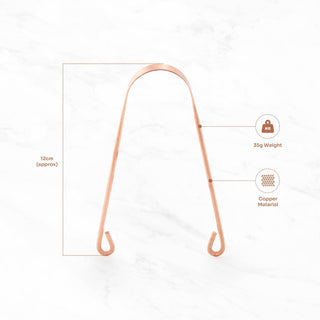 Copper Tongue Scraper - Pangolins