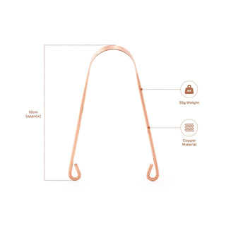 Copper Tongue Scraper - Pangolins