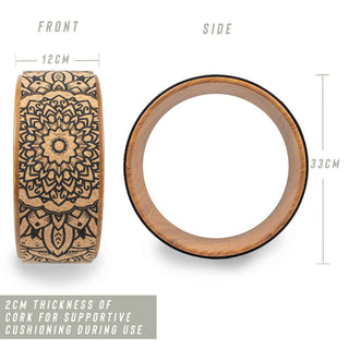 Cork Yoga Wheel - Pangolins