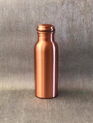 Plain Matt Copper Water Bottle – 700ml