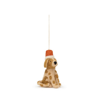 Felt Dog Bauble – Eco-Friendly Handmade Christmas Ornament