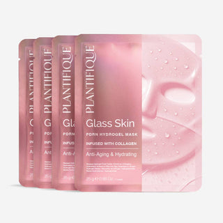 Plantifique Glass Skin Hydrogel PDRN Face Mask with Vegan Collagen & Ceramides