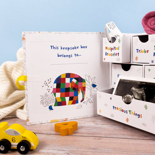 Elmer Baby Keepsake Box – A Colourful Way to Treasure First Memories