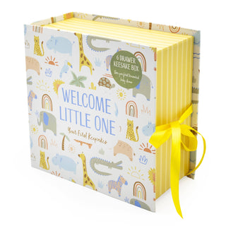 Lullaby Animals Baby Keepsake Box – Treasure Precious First Memories