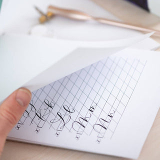 Tom’s Studio Calligraphy Practice Pad A5 – 25 Sheets