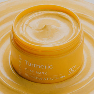 Plantifique Turmeric & Vitamin C Clay Mask – Vegan Brightening Face Mask