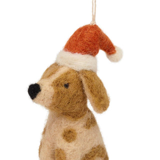 Felt Dog Bauble – Eco-Friendly Handmade Christmas Ornament