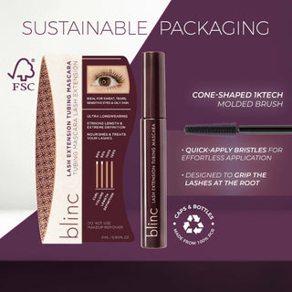 Blinc Lash Extension Tubing Mascara – Clean, Vegan Lengthening Mascara