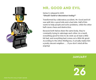 LEGO® Minifigure a Day 2027 Daily Calendar