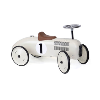 Vilac Vintage Metal Ride-On Car – Bone