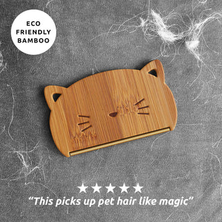 Cat Hair Remover | Reusable Bamboo Pet Hair Cleaner
