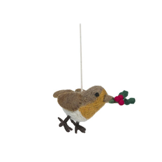 Sophie Allport Robin Christmas Crackers – Set of Six (Eco-Friendly Christmas Table Setting)