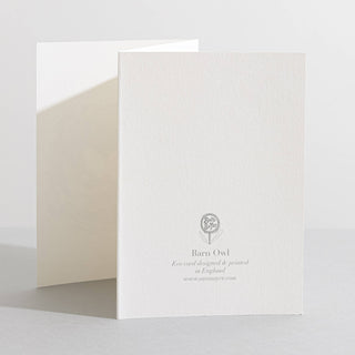 Barn Owl, Bird Nature Lover Concertina Card