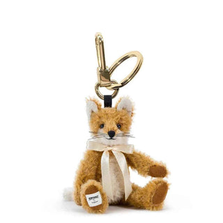 Freddie Key/Bag Charm, little fox with cream colour bow - Pangolins