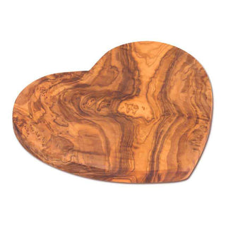 Heart Shaped Olive Wood Cheese Board - Pangolins