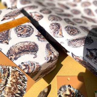 Hedgehog wrapping paper Sheets - Pangolins