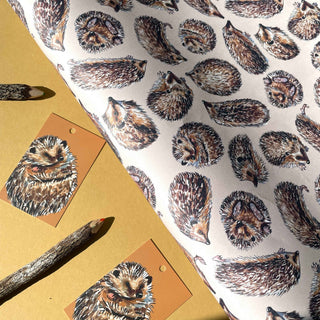 Hedgehog wrapping paper Sheets - Pangolins