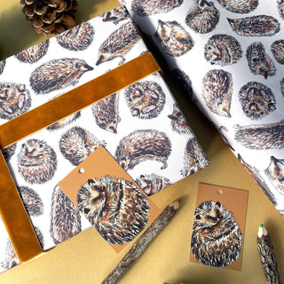 Hedgehog wrapping paper Sheets - Pangolins