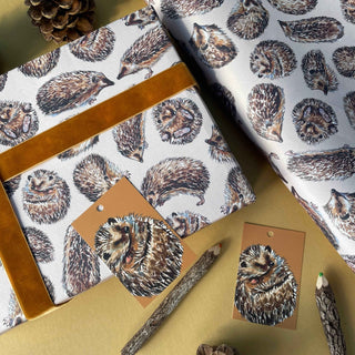 Hedgehog wrapping paper Sheets - Pangolins