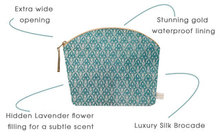 Holistic Silk Make Up Bag - Pangolins