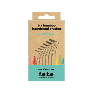 Interdental Brush, plastic free with bamboo handle - Pangolins