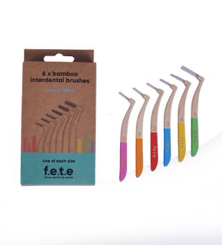 Interdental Brush, plastic free with bamboo handle - Pangolins