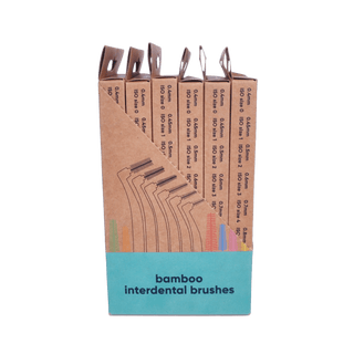 Interdental Brush, plastic free with bamboo handle - Pangolins