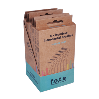 Interdental Brush, plastic free with bamboo handle - Pangolins