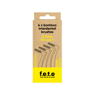 Interdental Brush, plastic free with bamboo handle - Pangolins