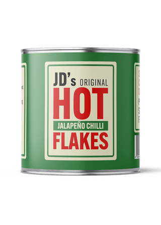 JD's Hot Jalapeño Chilli Flakes - 35g Tin - Pangolins