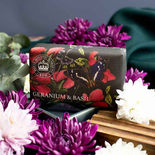 Kew Gardens Geranium and Basil Soap - Pangolins