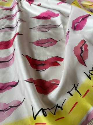Kiss Kiss 100% Silk Scarf - Pangolins