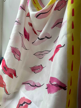 Kiss Kiss 100% Silk Scarf - Pangolins