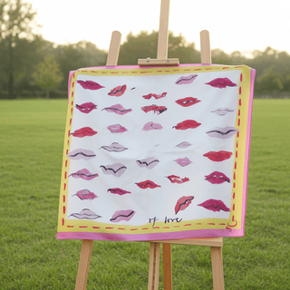 Kiss Kiss 100% Silk Scarf - Pangolins