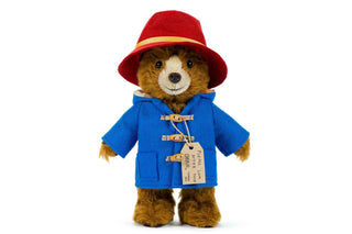 Little Paddington™ Bear -  Movie Edition - Bear wearing blue duffle coat with wooden toggles, a red felt hat  and a label on his coat - Pangolins