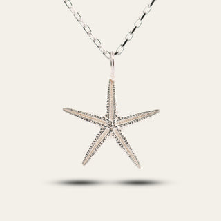 Maxi Silver Starfish Necklace – Strength & Ocean Magic