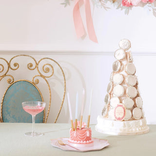 Meri Meri x Ladurée Paris Gold Dipped Pastel Cake Candles (x 16)