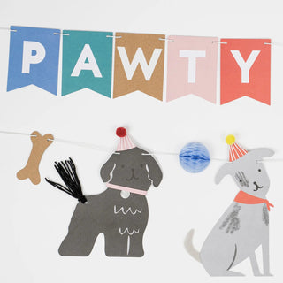 Meri Meri Puppy Party Garland | Dog Birthday Party Decorations