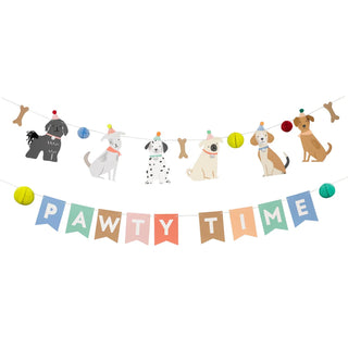 Meri Meri Puppy Party Garland | Dog Birthday Party Decorations