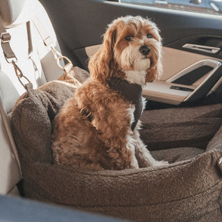 By Teddy Bouclé Dog Car Seat, Travel Bed & Carry Bag