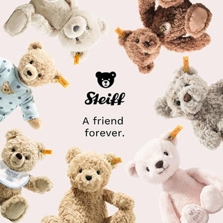 Steiff Lio Penguin Baby Gift Set with Rattle & Bib – Newborn Unisex Gift