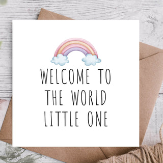 Highgrove Cards Welcome to the World Little One Card