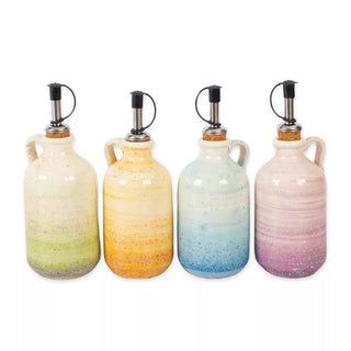 Pastel ceramic oil drizzler - Pangolins