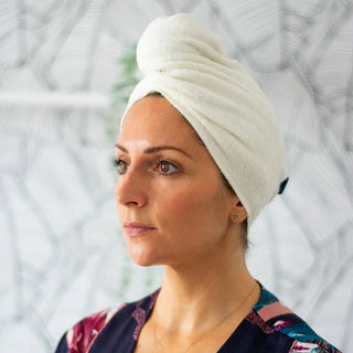 Reusable Bamboo Hair Wrap Towel - Pangolins