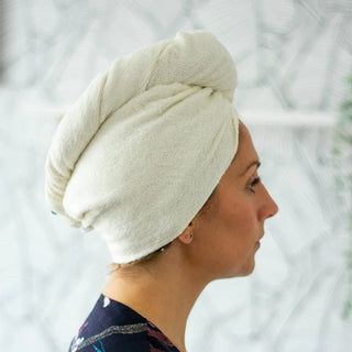 Reusable Bamboo Hair Wrap Towel - Pangolins