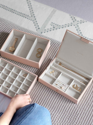 Stackers Blush Pink Classic Jewellery Box - Pangolins