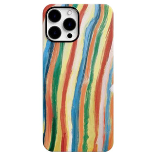 Casa Rolio Phone Case iPhone | Silicone + MagSafe | Stripy Designer Art
